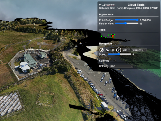 Colourised LiDAR - Bellambi Boat Ramp